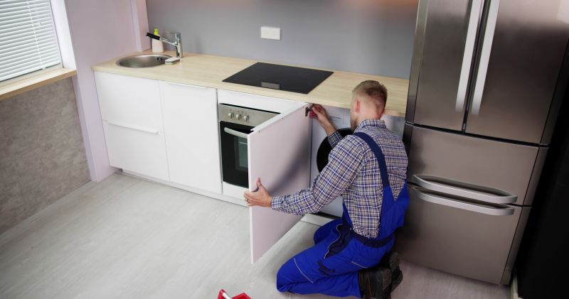 Repairing a kitchen cabinet